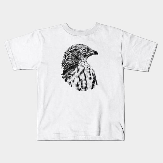 Honey buzzard Kids T-Shirt by Guardi